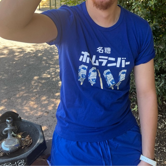 JAPAN SWEET FAMOUS CANDY COMPANY MEN CARTOON T SHIRT POPSICLE POP ICE CREAM BAR - Picture 11 of 16